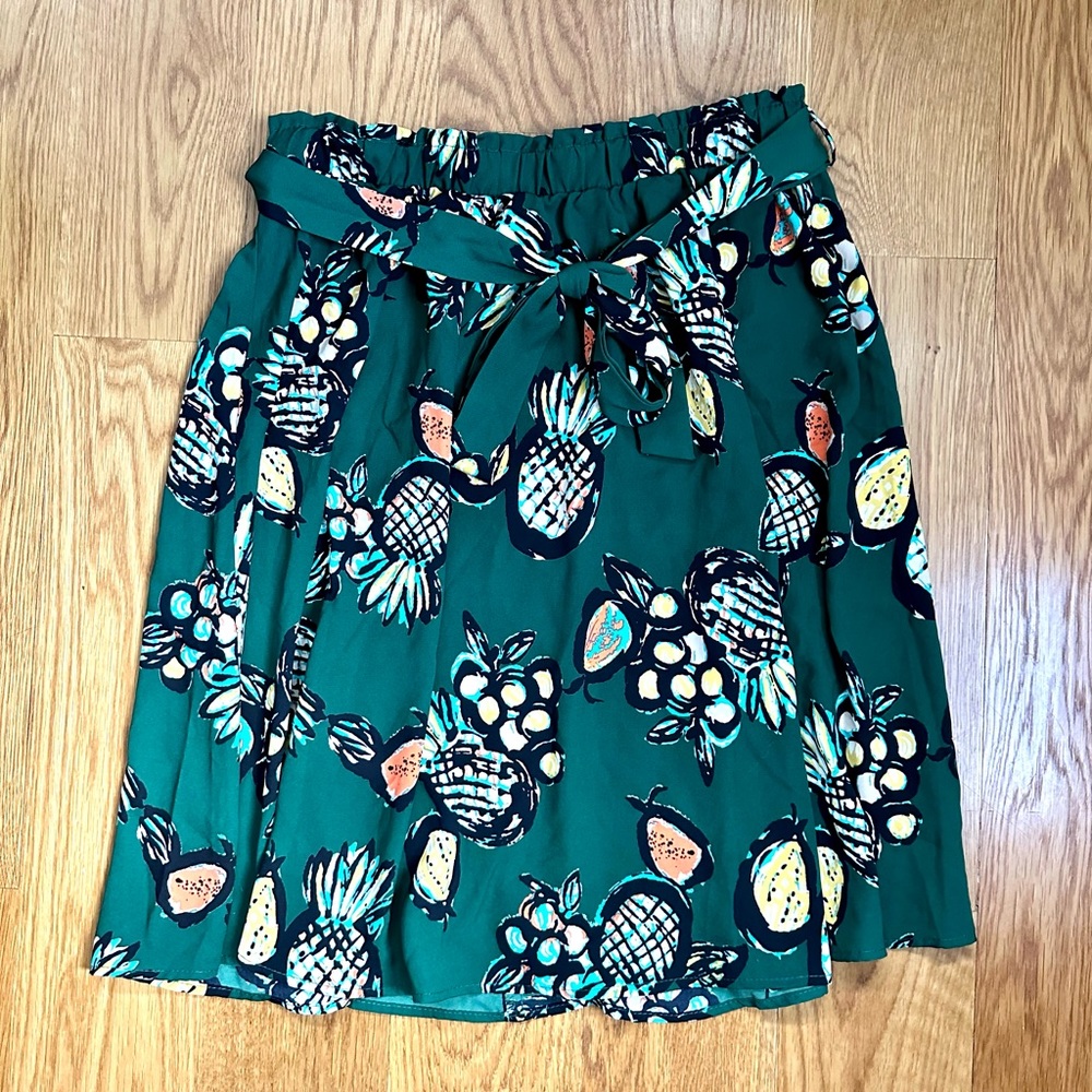 Modcloth high-waisted pineapple print skirt